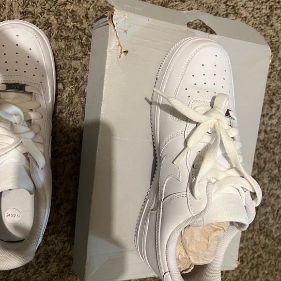 Nike All-White Athletic Shoes